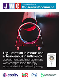 Leg ulceration in venous and
                                            arteriovenous insufficiency
                                            assessment and management
                                            with compression therapy
                                            as part of a holistic wound‑healing strategy